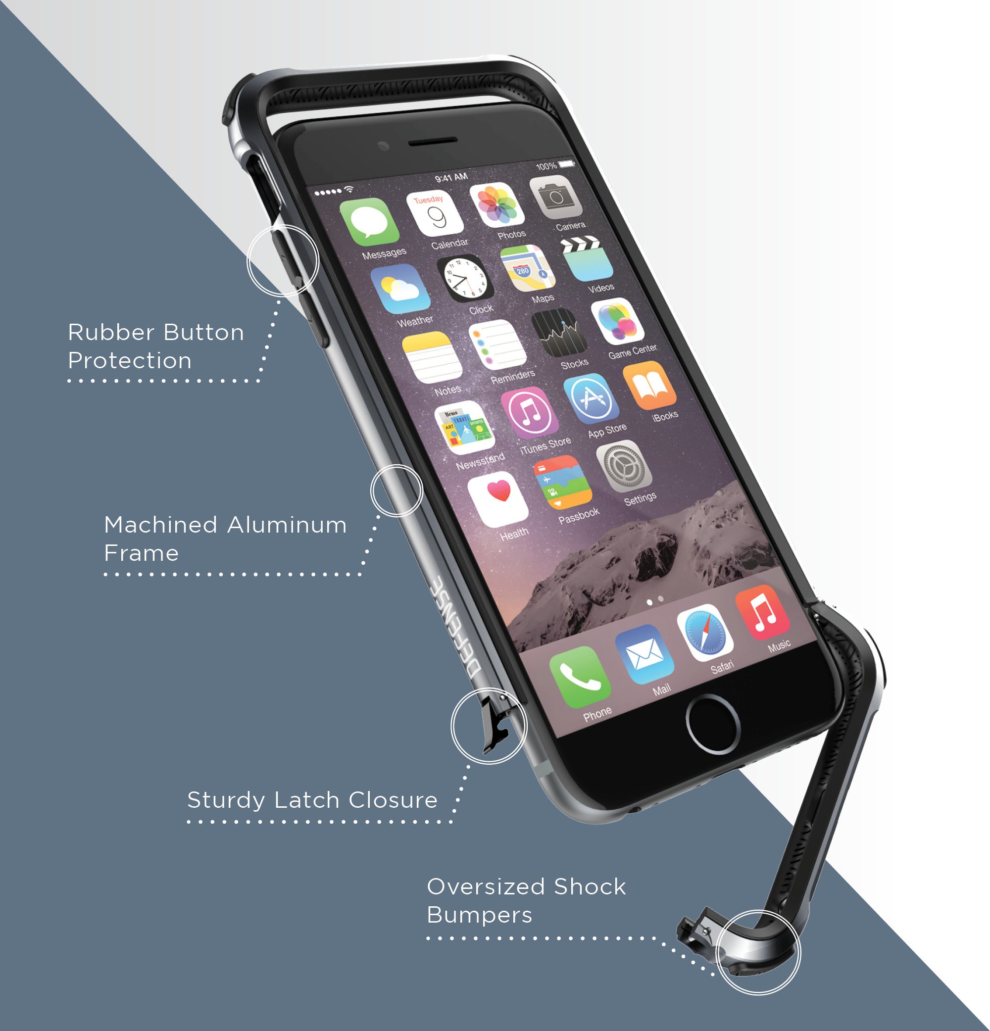 Defense Gear | Coolest iPhone 6 Plus and iPhone 6S Plus Case | X-Doria