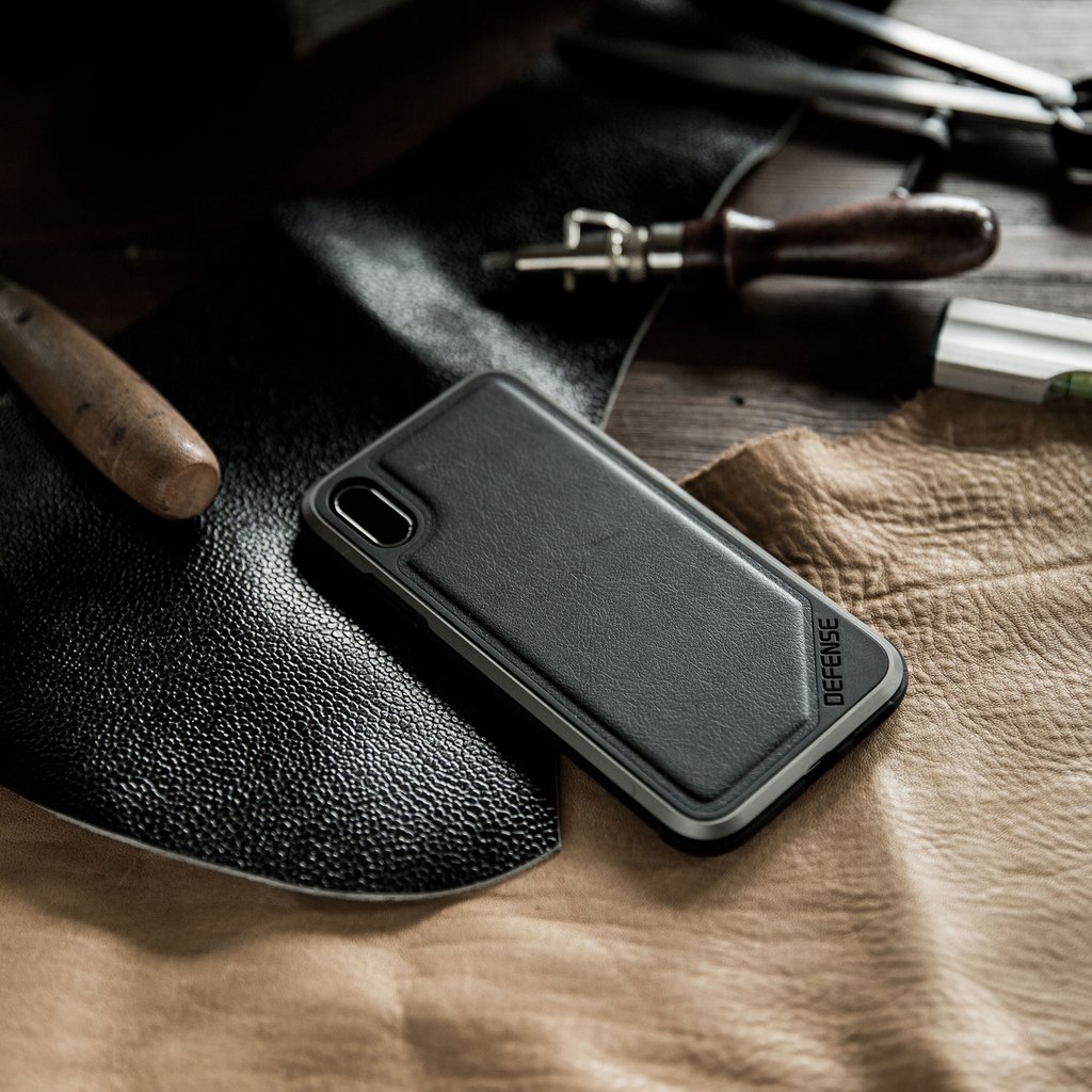 iPhone X Case Leather | iPhone X Covers | Leather Case | Metal Case | X-Doria